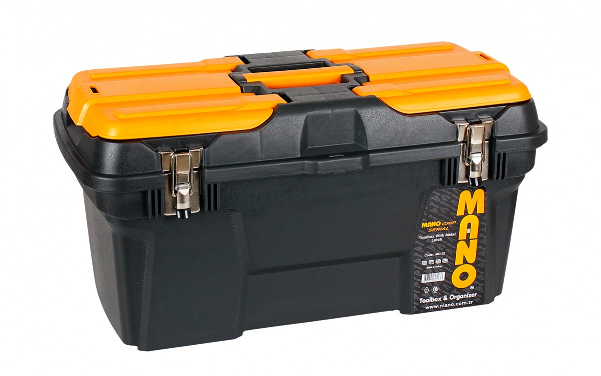 Mano MG Grip Toolbox with Metal Latch | DentaCarts | Dental Cart