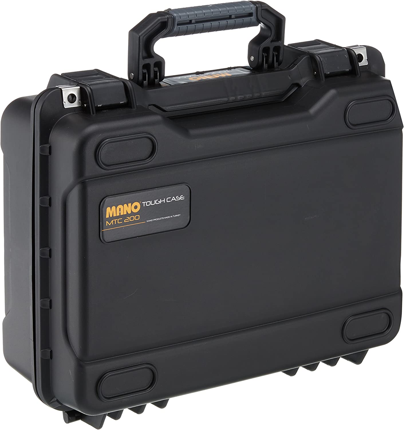 Mano Mtc 200PL Black Egg Sponge Tough Case Pro Tool Case with Plastic Compartment | DentaCarts | Dental Cart