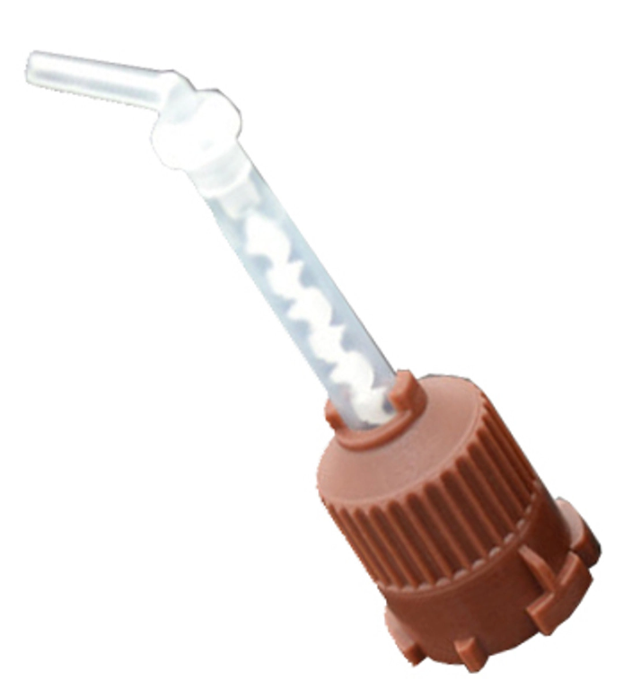 MIXING TIPE 1:1 (for Endo) (Brown/White +tip)-Long | DentaCarts | Dental Cart