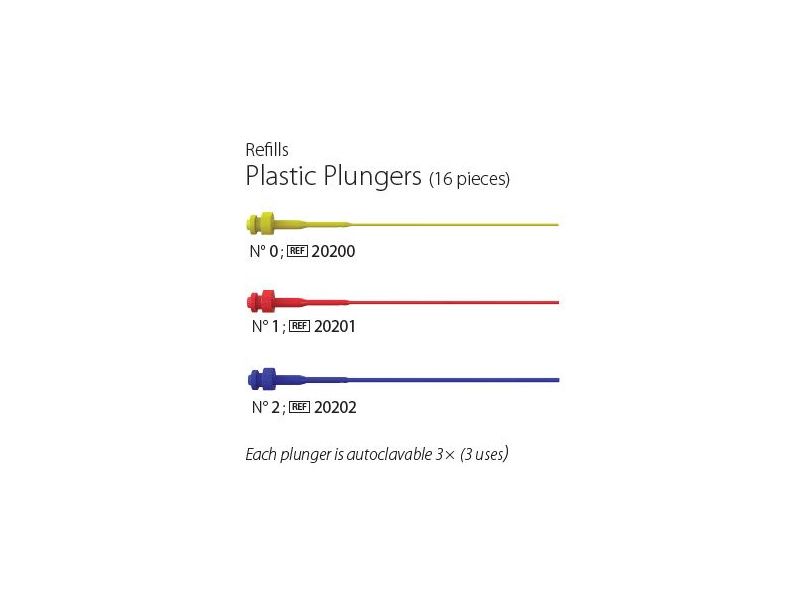 PD MAP Plastic Plungers (16 Pcs) | DentaCarts | Dental Cart