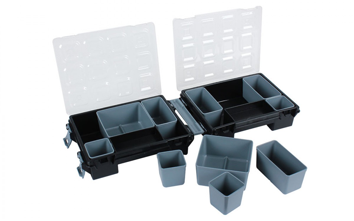 Mano T ORG 11 Twin Organizer With Moving Inner Boxes | DentaCarts | Dental Cart