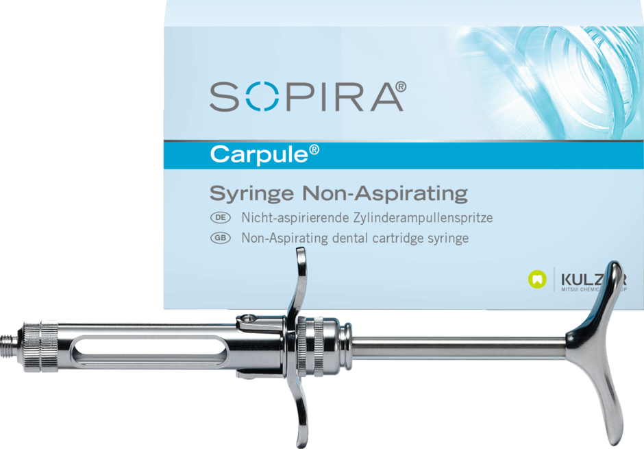 SOPIRA CARPULE SYR NON-ASPIR. 1.8ML 1PC | DentaCarts | Dental Cart