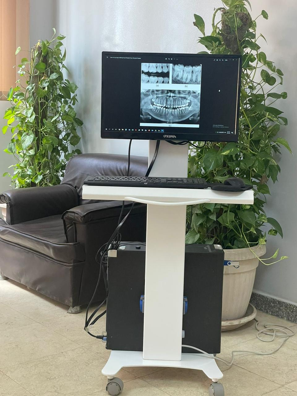 Abu Samra INTRAORAL SCANNER TROLLEY WITH PC HOLDER | DentaCarts | Dental Cart