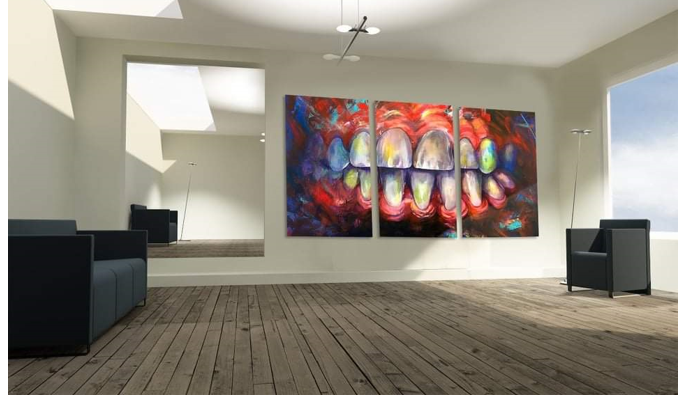 Wall mounted tableau | DentaCarts | Dental Cart