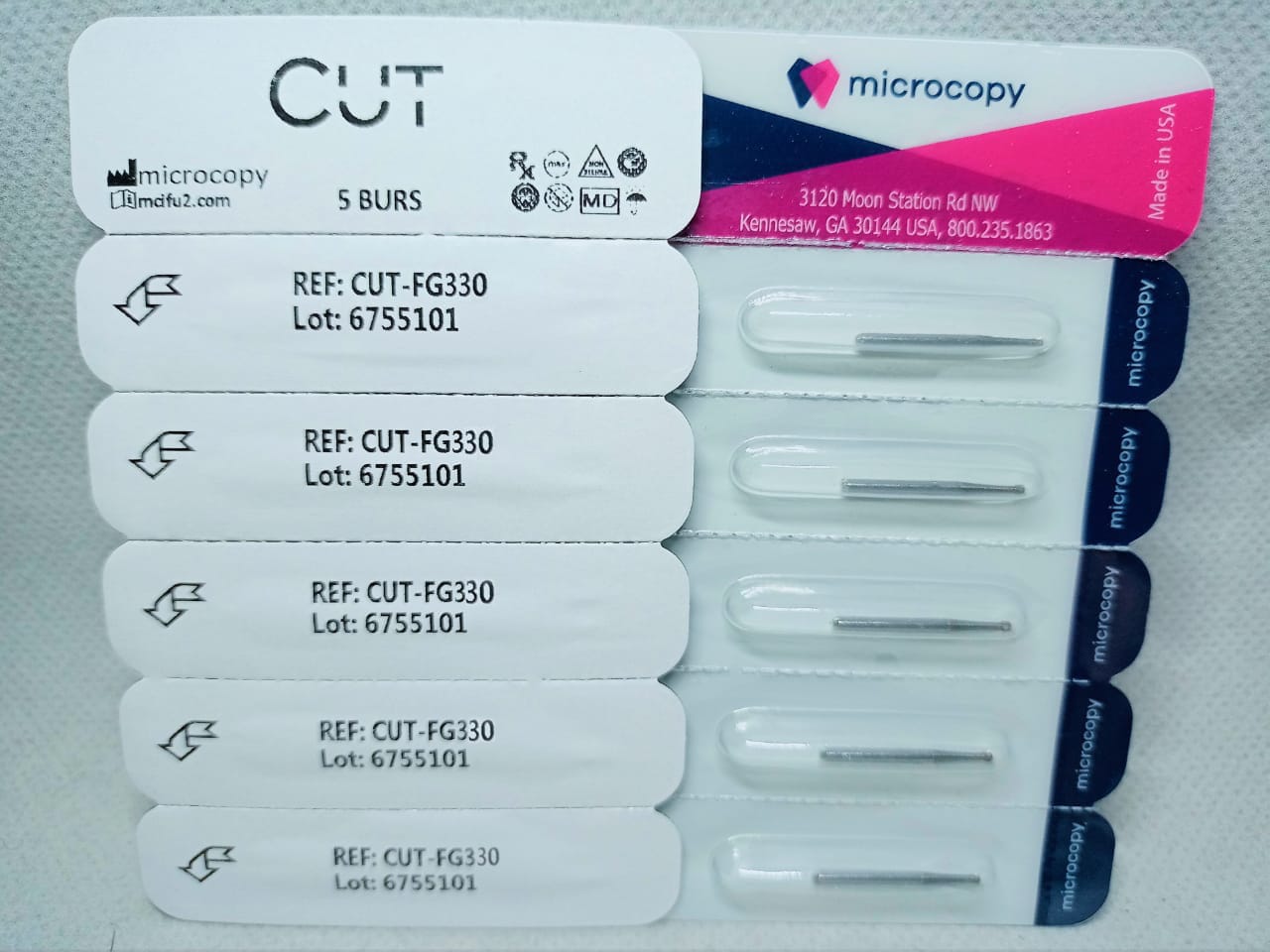 Microcopy Cut Carbide FG | DentaCarts | Dental Cart