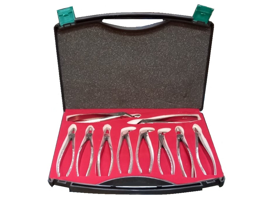 Sigma Adult Extraction Forceps Kit - 10 pcs | DentaCarts | Dental Cart