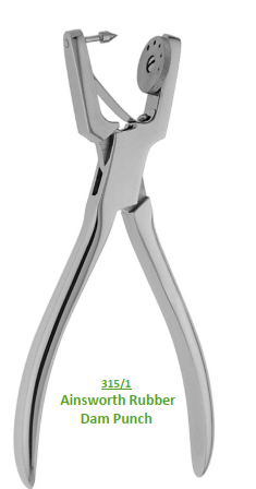 Leibinger Ainsworth Rubber Dam Punch | DentaCarts | Dental Cart