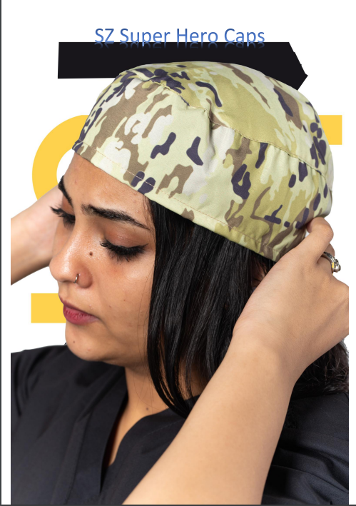SZ Super Hero Cap (Army) | DentaCarts | Dental Cart
