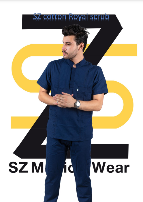 SZ Cotton Royal Scrubs | DentaCarts | Dental Cart
