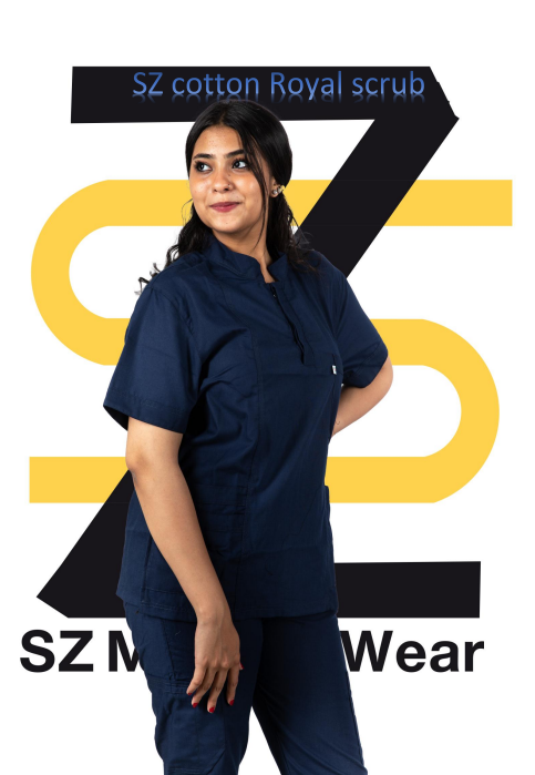SZ Cotton Royal Scrubs | DentaCarts | Dental Cart