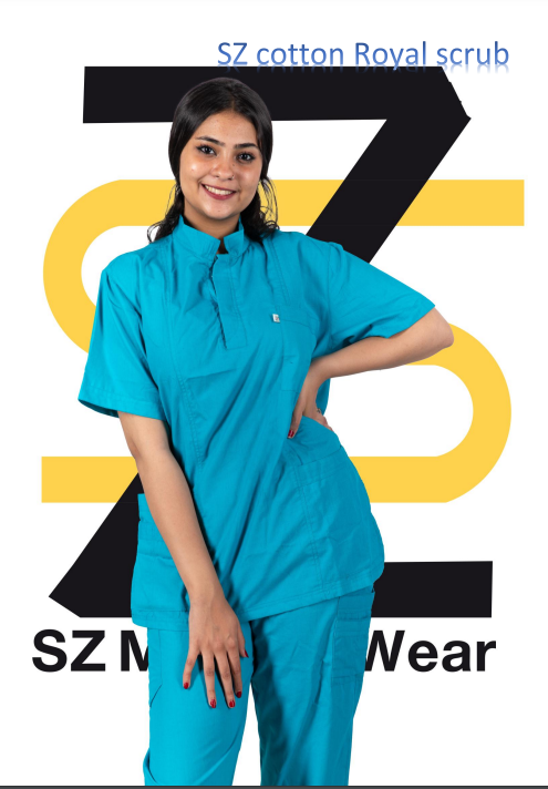 SZ Cotton Royal Scrubs | DentaCarts | Dental Cart