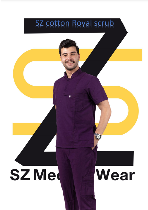 SZ Cotton Royal Scrubs | DentaCarts | Dental Cart