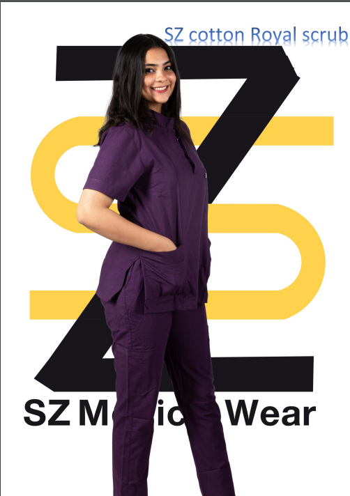 SZ Cotton Royal Scrubs | DentaCarts | Dental Cart