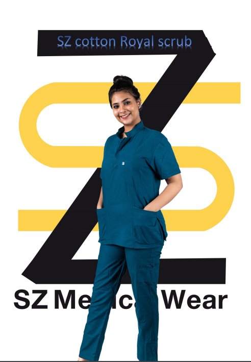 SZ Cotton Royal Scrubs | DentaCarts | Dental Cart