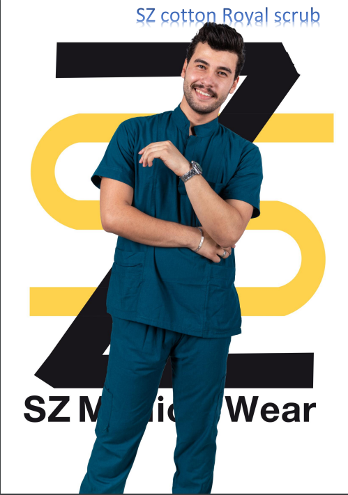 SZ Cotton Royal Scrubs | DentaCarts | Dental Cart