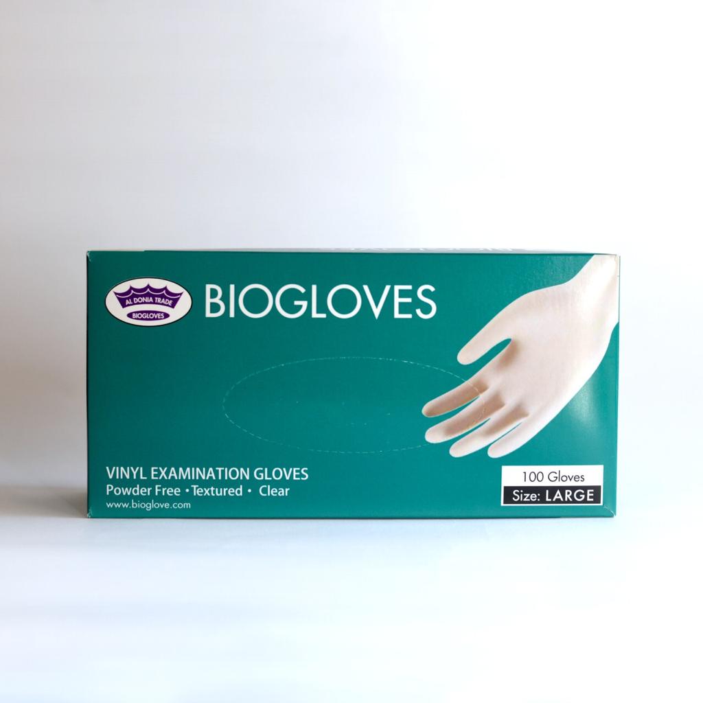 BIO Vinyl gloves - Clear | DentaCarts | Dental Cart