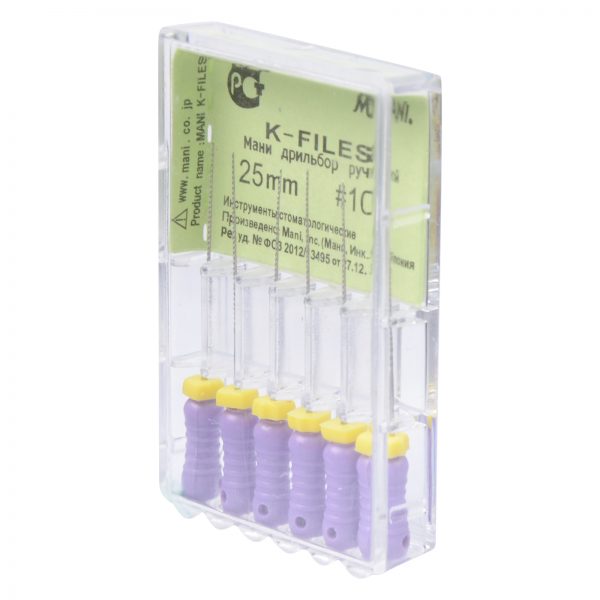 MANI K-Files #10 (6PCS) | DentaCarts | Dental Cart