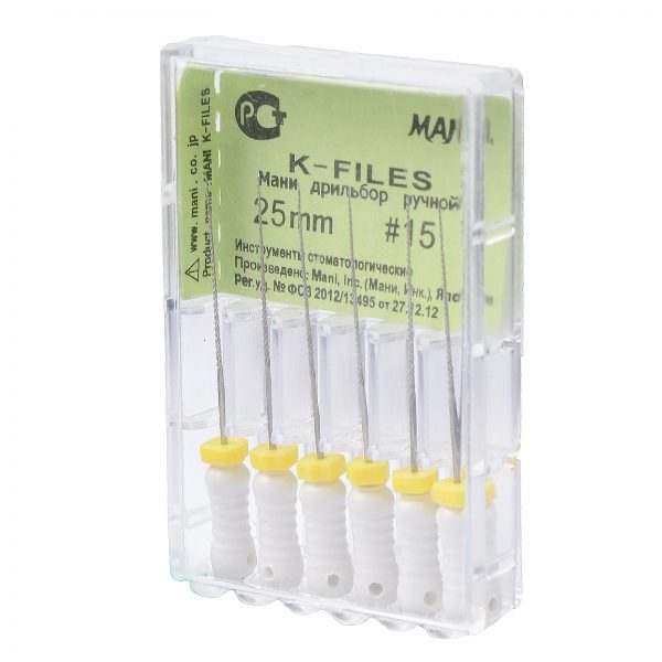 MANI K-Files 15 6PCS | DentaCarts | Dental Cart