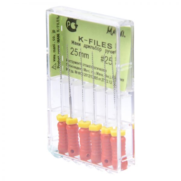 MANI K-Files #25 (6PCS) | DentaCarts | Dental Cart