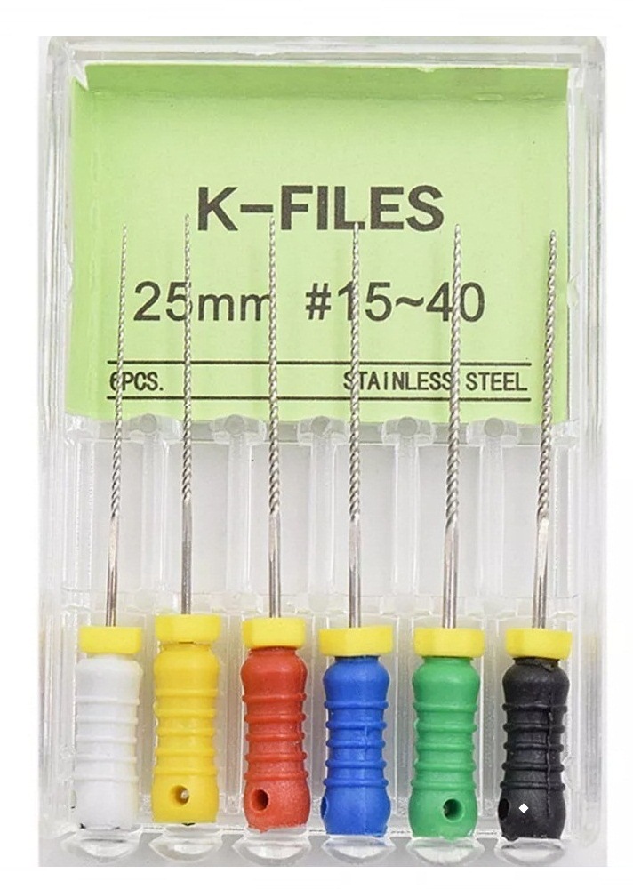 MANI K-Files #15-40 (6PCS) | DentaCarts | Dental Cart