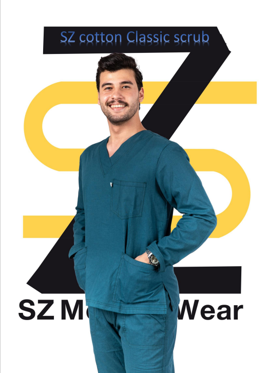 SZ Classic Cotton Scrubs Long Sleeves | DentaCarts | Dental Cart