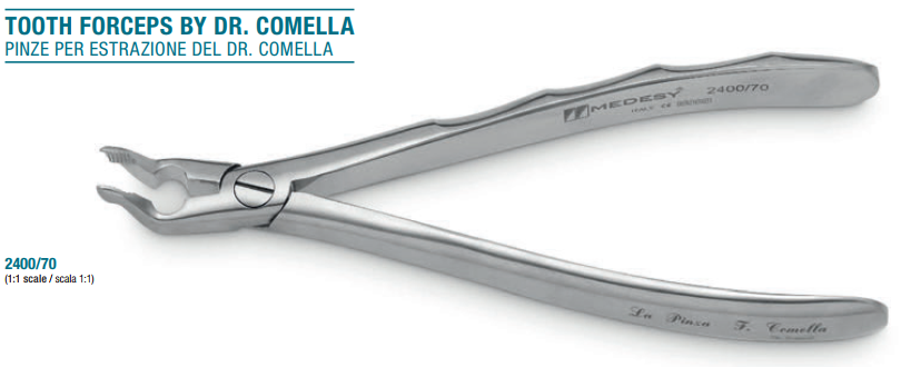 Medesy TOOTH FORCEPS DR.COMELLA | DentaCarts | Dental Cart