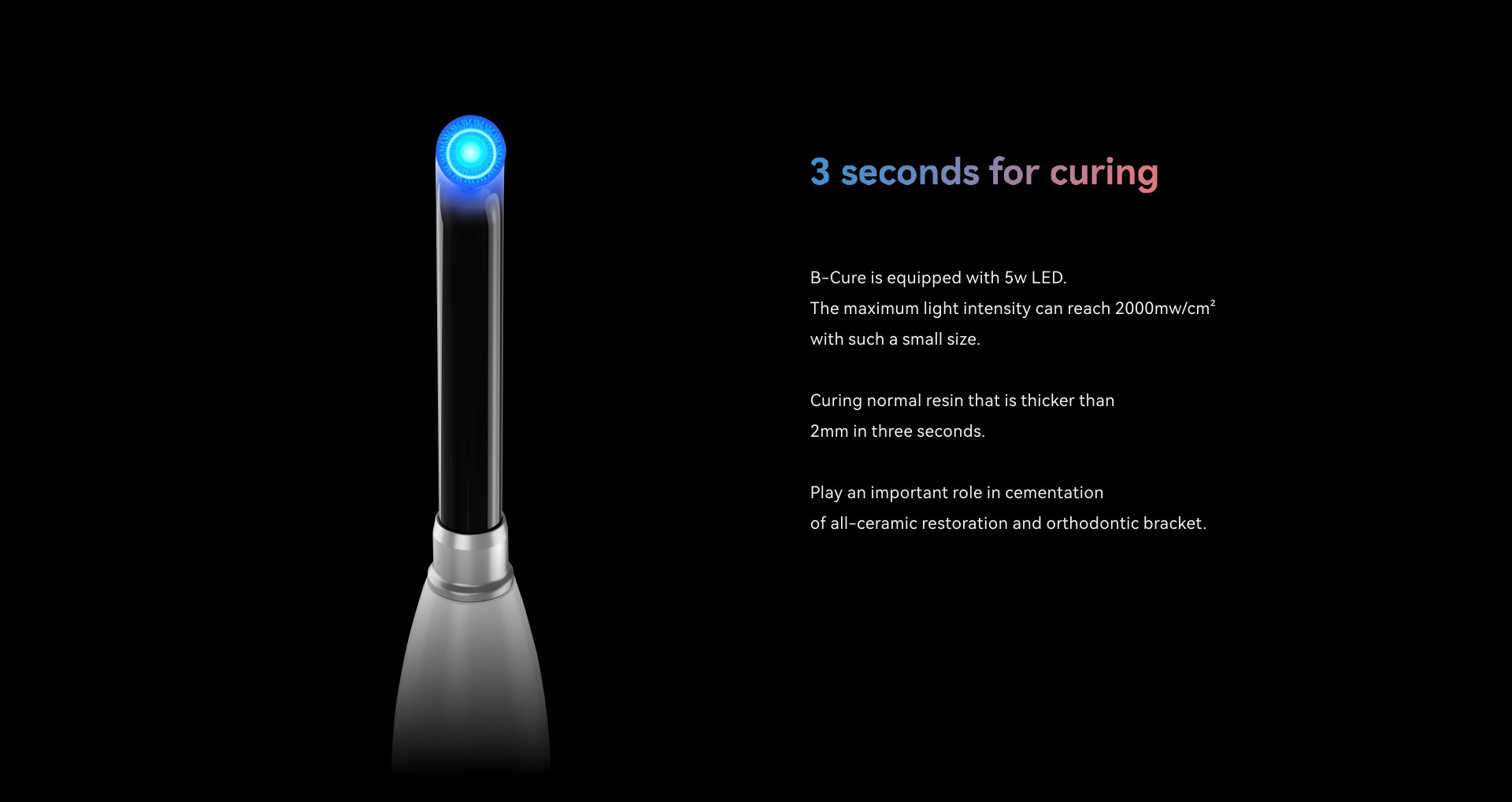 B-Cure WoodPecker Light Cure | DentaCarts | Dental Cart