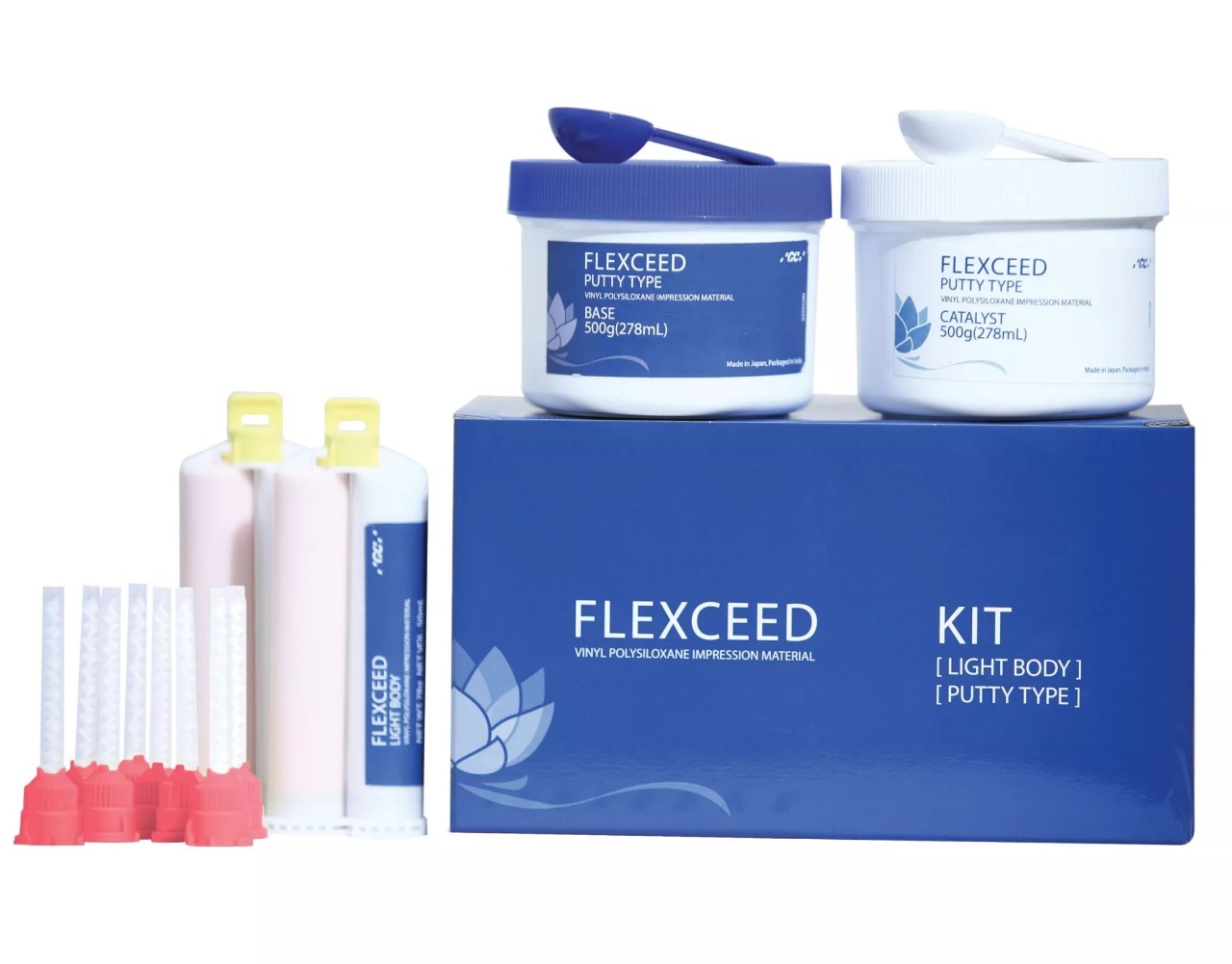 GC-America FLEXCEED Addition silicone Kit | DentaCarts | Dental Cart