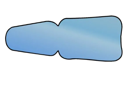 Ortho Organizers Photographic Mirrors (Shape G- PEDO) | DentaCarts | Dental Cart