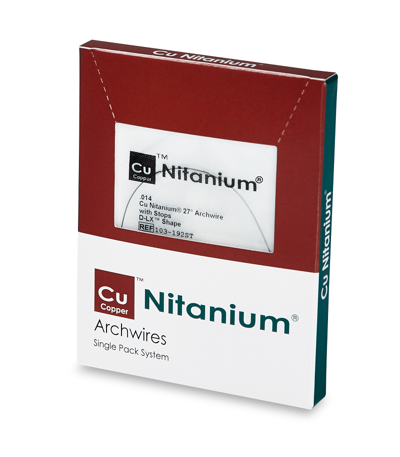 Ortho Organizers CU Nitanium Archwire ProForm | DentaCarts | Dental Cart