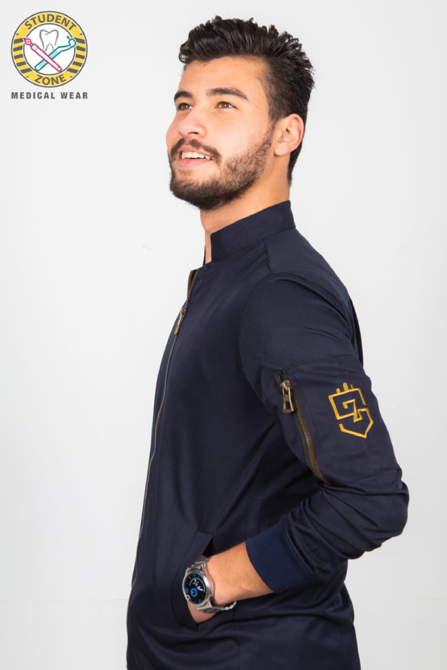 SZ Medical Wear Lab Coat Style Jacket Gabardine | DentaCarts | Dental Cart