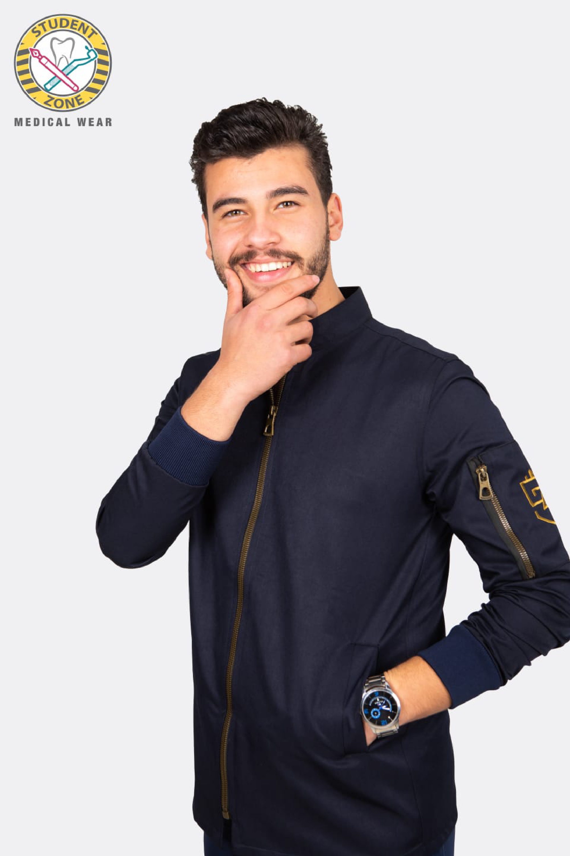 SZ Medical Wear Lab Coat Style Jacket Gabardine | DentaCarts | Dental Cart