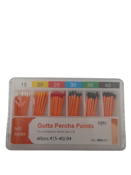 UDG M3 Series Gutta percha - 60pcs | DentaCarts | Dental Cart