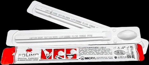 IMICRYL POLIMO FLUORIDE VARNISH  5% sodium fluoride varnish( 0.4 ml) | DentaCarts | Dental Cart