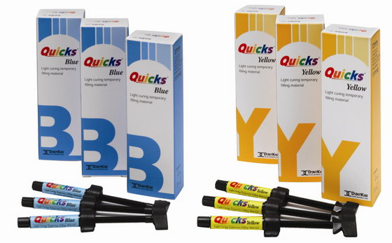 Dentkist charm Quicks light curing temporary filling (Syringe 3g) | DentaCarts | Dental Cart