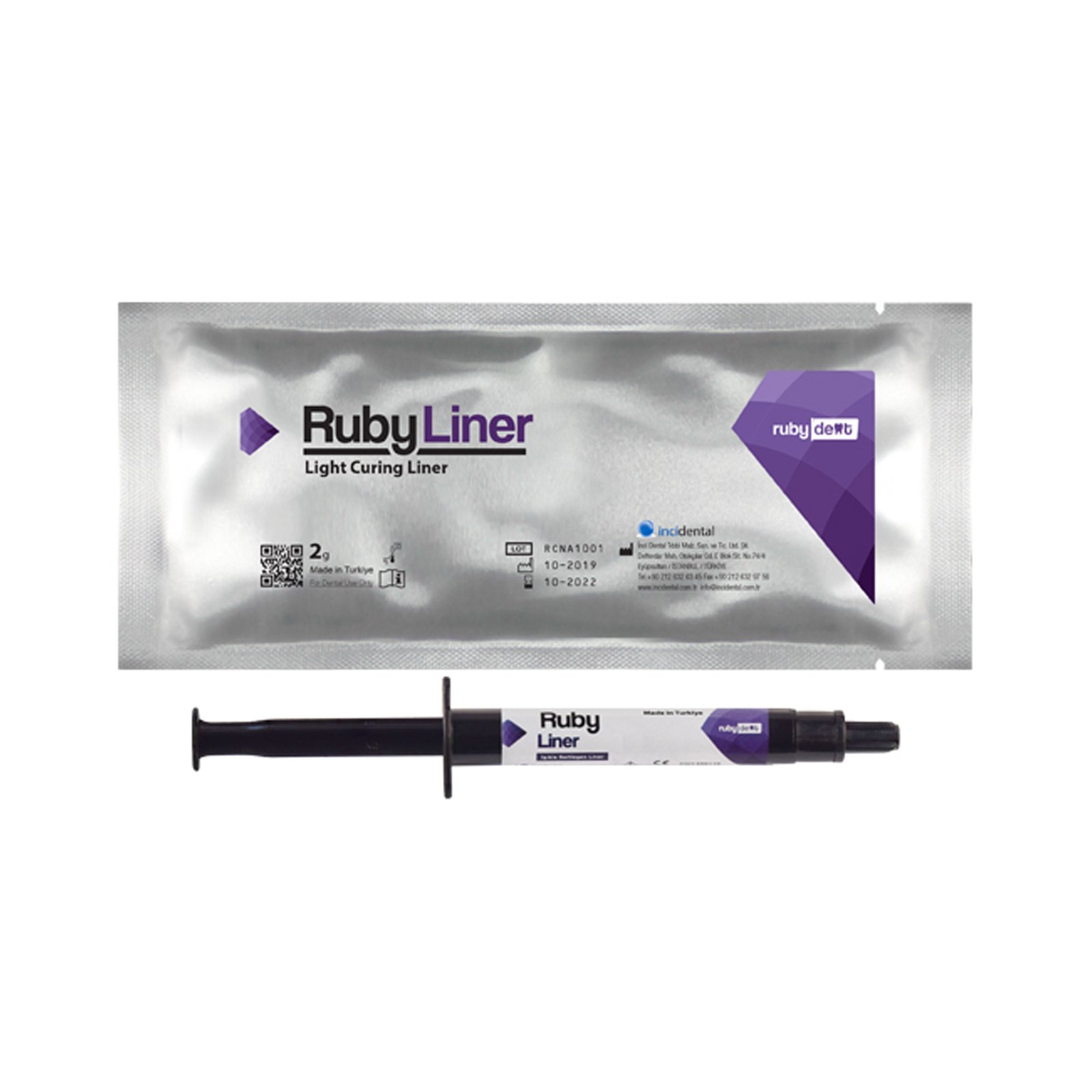 RubyLiner Light curing liner (2g) | DentaCarts | Dental Cart