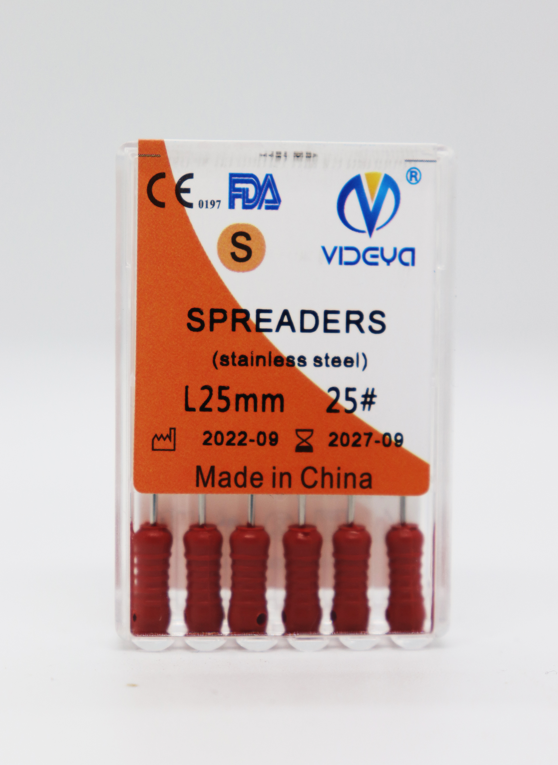Videya FINGER SPREADERS size 25 /L25 mm | DentaCarts | Dental Cart