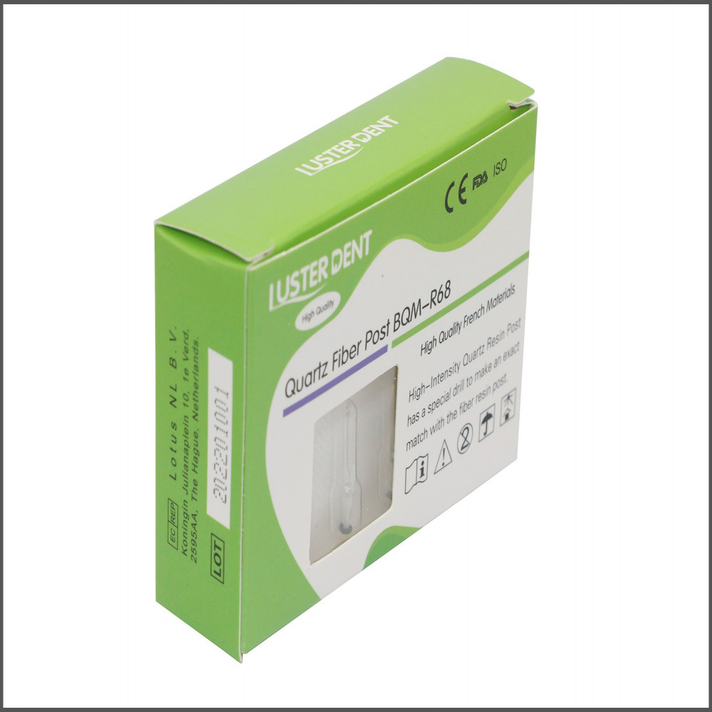 Lusterdent Quartz Fiber Post QER-68 Full Kit 4 Blisters | DentaCarts | Dental Cart