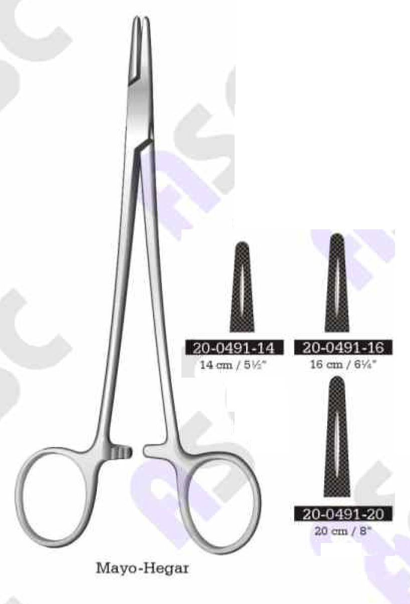 ASC Mayo-Hegar Needle holder 14cm | DentaCarts | Dental Cart