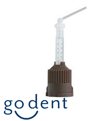 Brown Mixing tip with Intraoral tip 1 piece | DentaCarts | Dental Cart