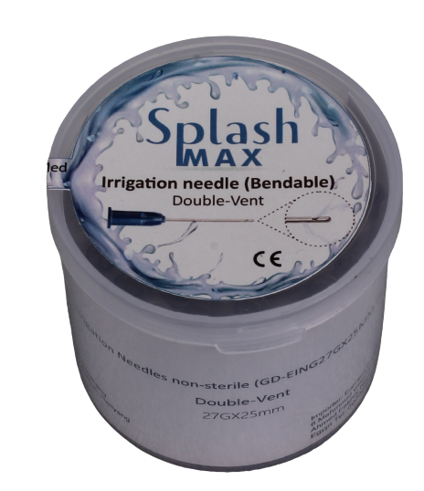 Guard Dent Splash Max Irrigation Needle Double Vented | DentaCarts | Dental Cart