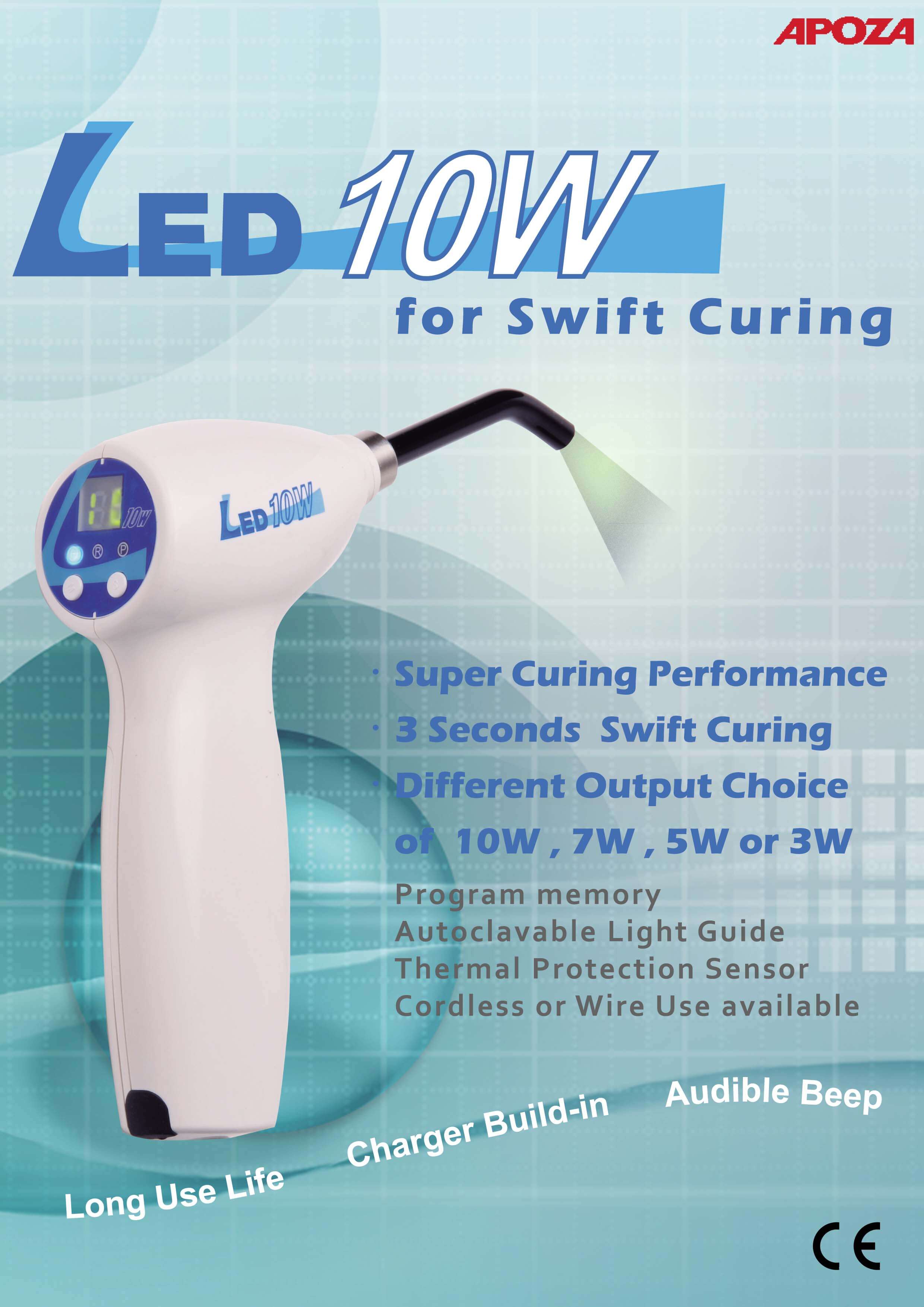 Apoza LED 10W Curing Light | DentaCarts | Dental Cart