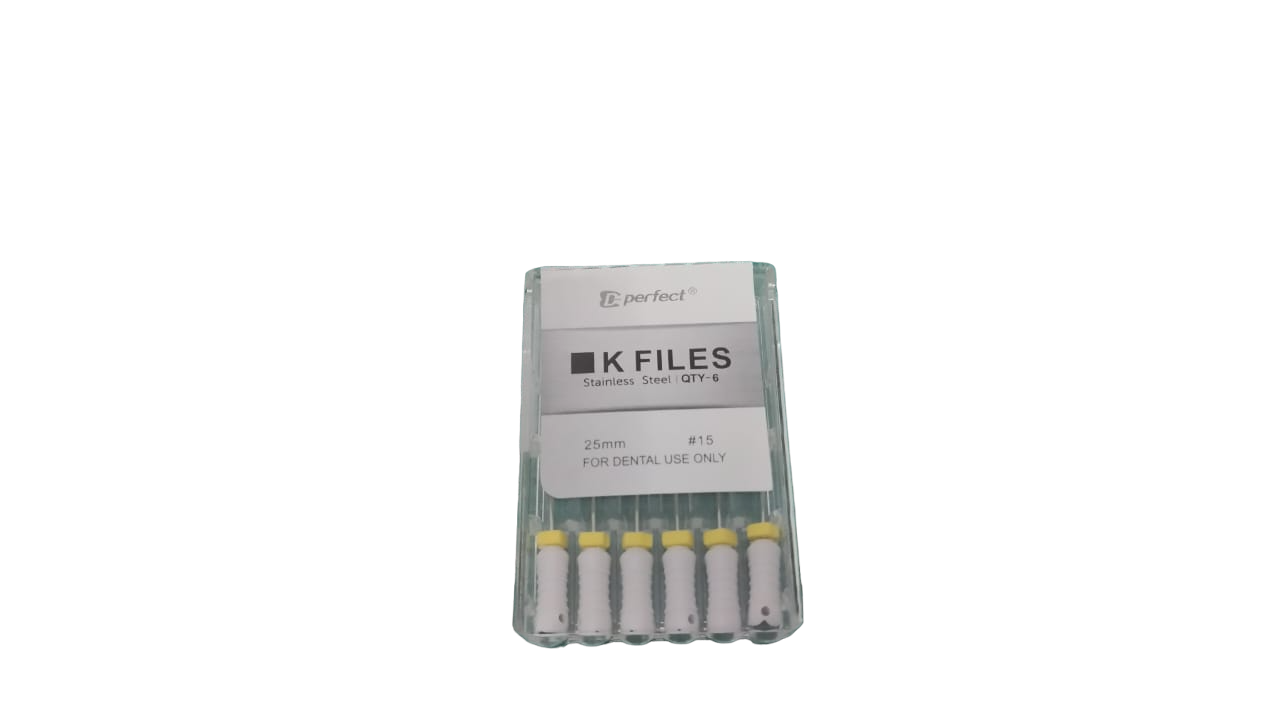 D-Perfect Manual K-Files (6 files) | DentaCarts | Dental Cart