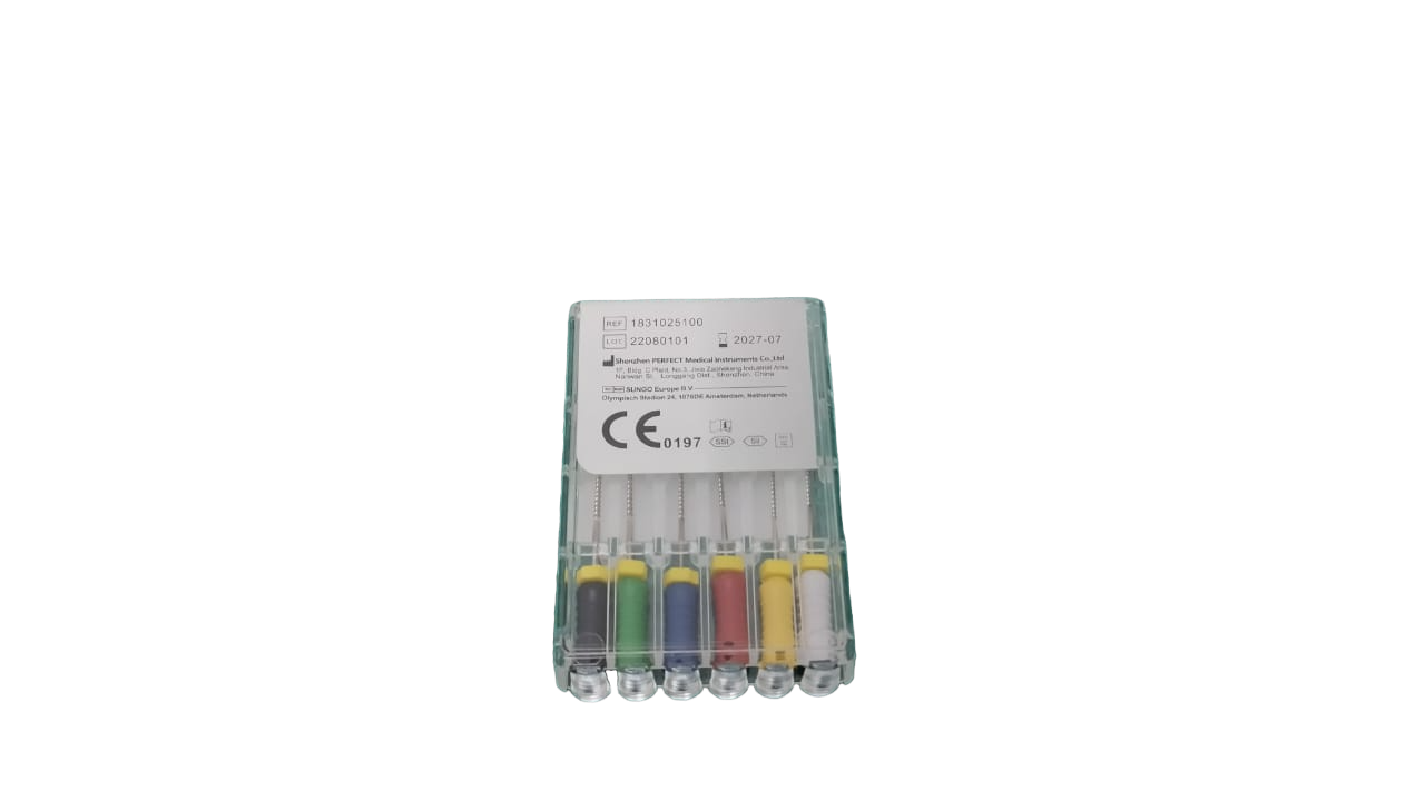 D-Perfect Manual K-Files (6 files) | DentaCarts | Dental Cart