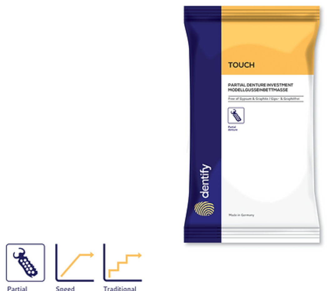 Dentify TOUCH Partial Denture Investment | DentaCarts | Dental Cart