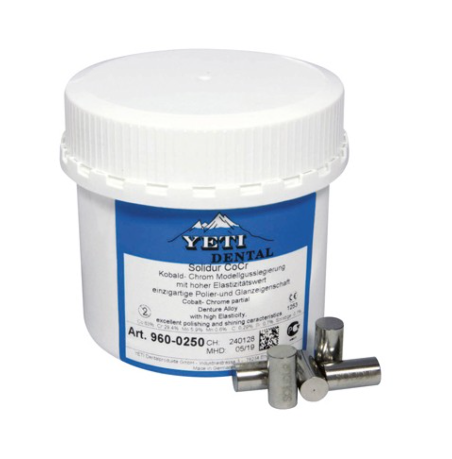 Yeti SOLIDUR CoCr 1kg | DentaCarts | Dental Cart