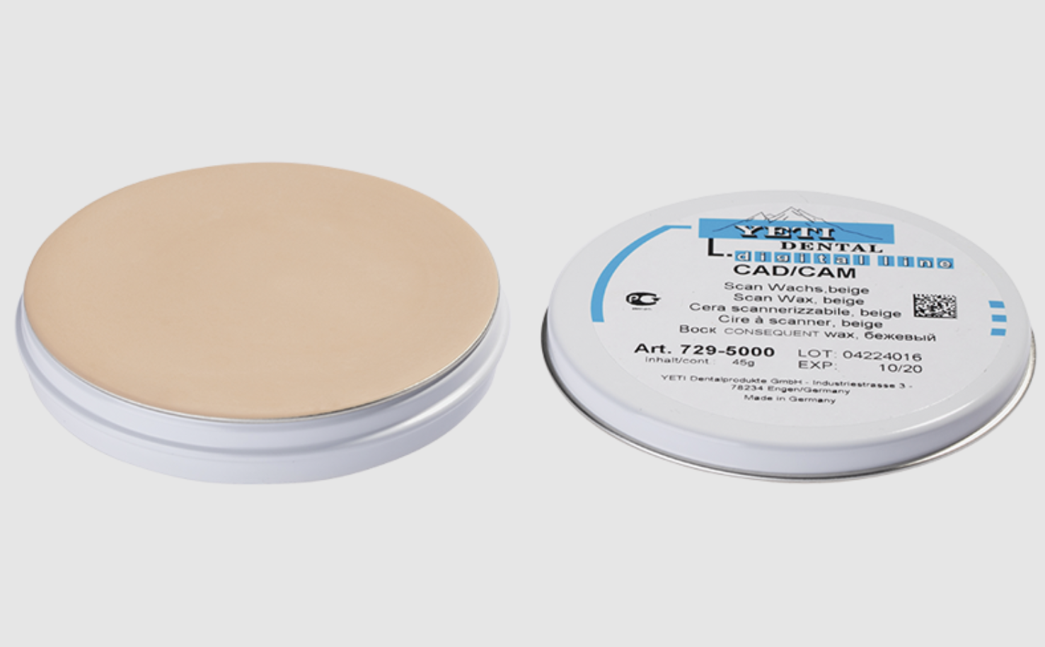 Yeti CAD / CAM Scan wax 45gr | DentaCarts | Dental Cart