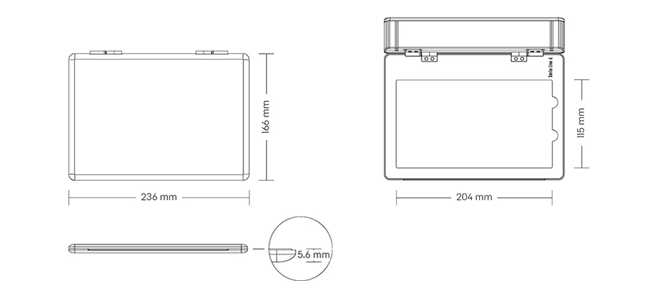 Smile Line Slim Pad Pro | DentaCarts | Dental Cart