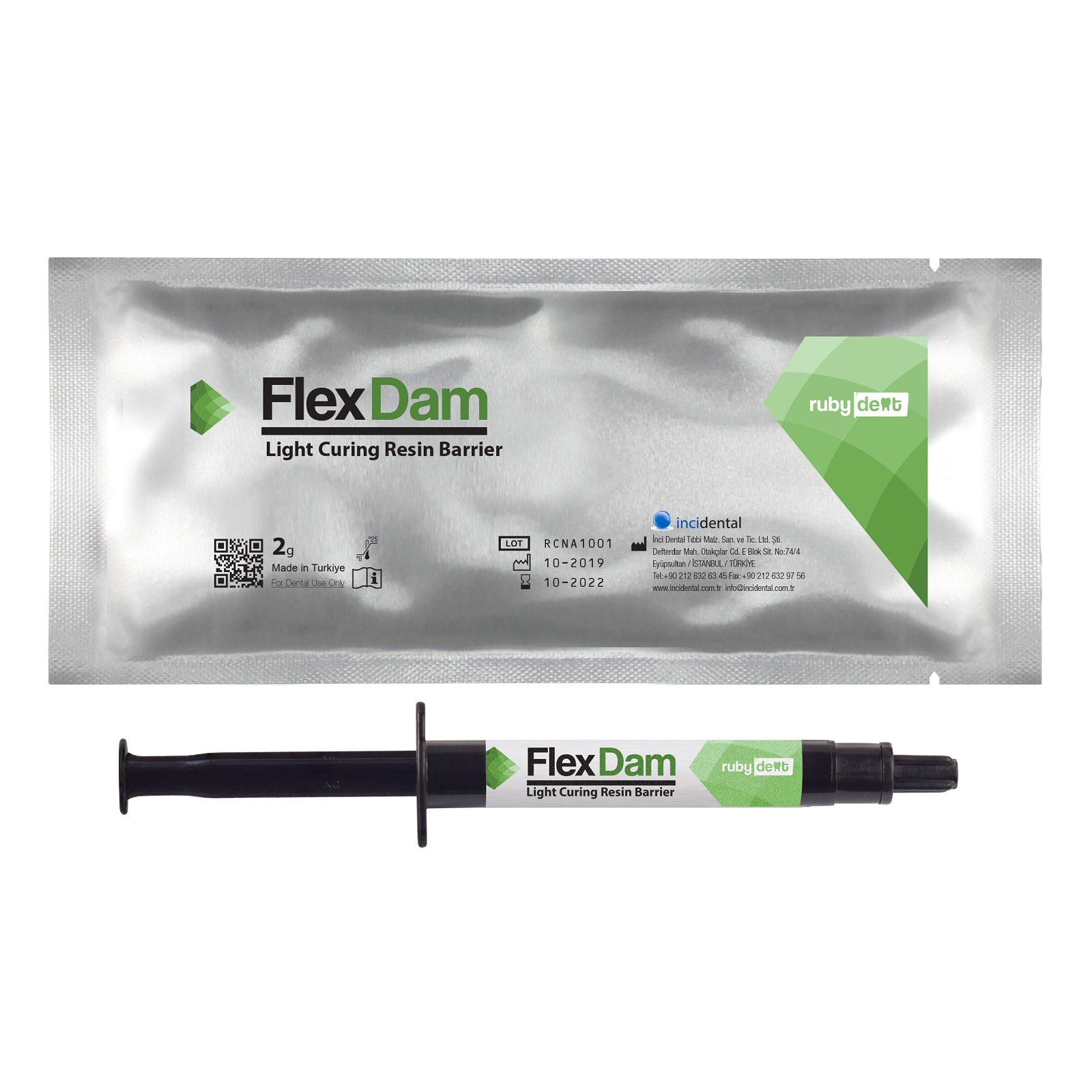 incidental FlexDam Gingiva Barrier (2g) | DentaCarts | Dental Cart