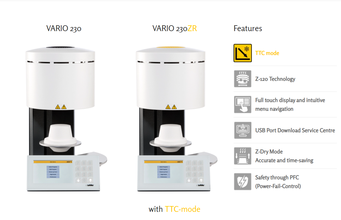 Zubler Vario Ceramic Furnace | DentaCarts | Dental Cart
